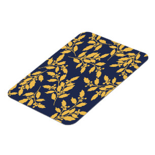 Magnet Flexible Vintage Golden Mistletoe