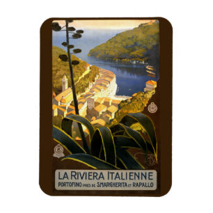 Magnet Flexible Vintage Italie Riviera Italie aimant