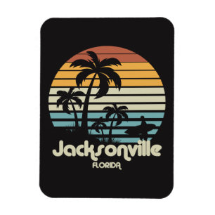 Magnet Flexible Vintage Jacksonville Floride