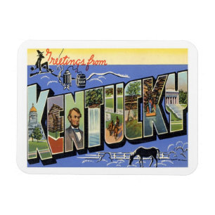 Magnet Flexible Vintage Kentucky