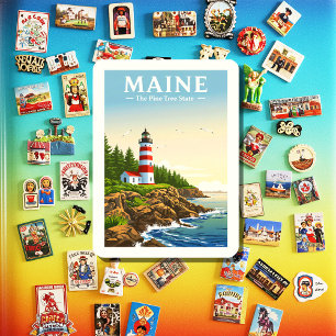 Magnet Flexible Vintage Maine