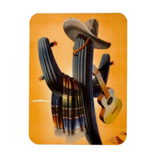 Magnet Flexible Vintage Mexique - Mexique Voyage Tourisme Advert