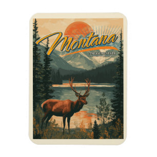 Magnet Flexible Vintage Montana