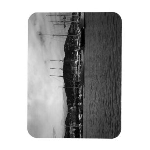 Magnet Flexible Vintage Principauté de Monaco Le port
