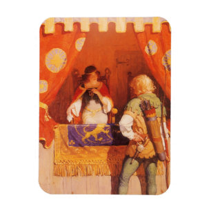 Magnet Flexible Vintage Robin Hood rencontre Maid Marian par NC Wy