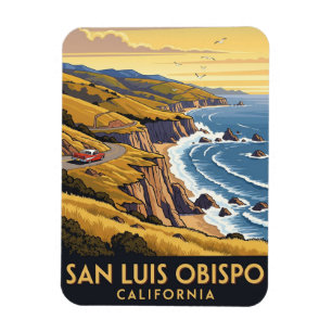 Magnet Flexible Vintage San Luis Obispo Californie
