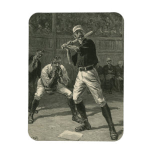 Magnet Flexible Vintage Sports, joueurs de baseball par Thulstrup