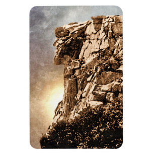 Magnet Flexible Vintage vieil homme de la montagne New Hampshire