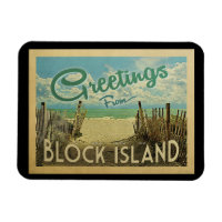 Vintage voyage de Block Island Beach