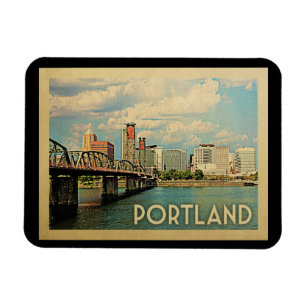 Magnet Flexible Vintage voyage de Portland Oregon