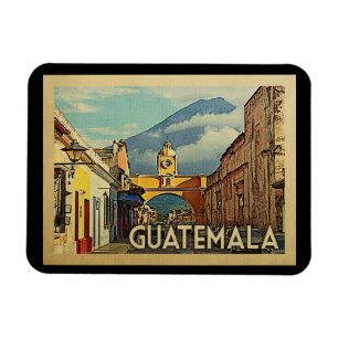 Magnet Flexible Vintage voyage du Guatemala