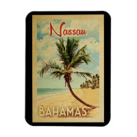 Vintage voyage Nassau Palm Tree
