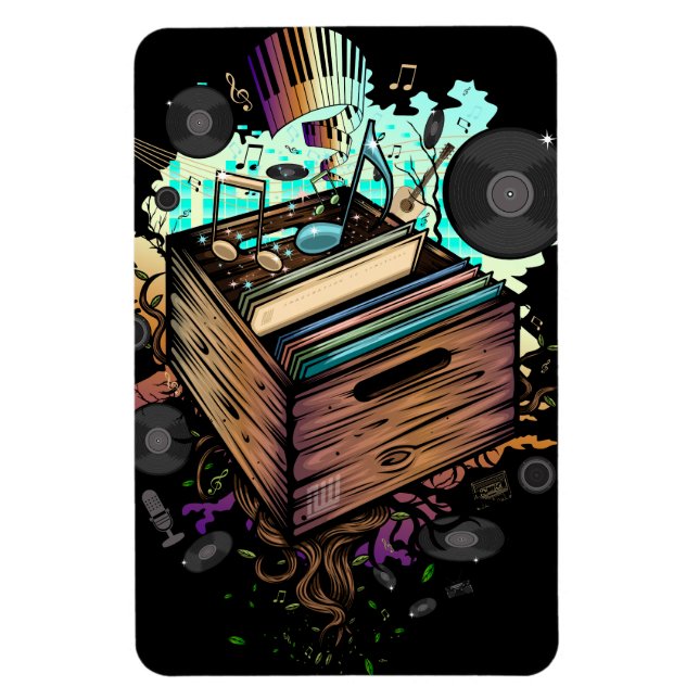 Magnet Flexible Vinyl Crate (Vertical)