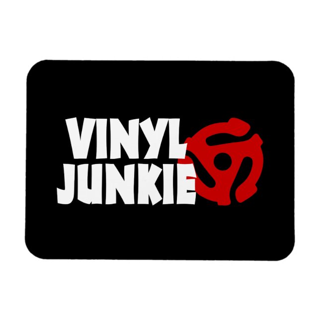 Magnet Flexible Vinyl Junkie (Horizontal)