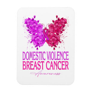 Magnet Flexible Violence domestique et sensibilisation au cancer d