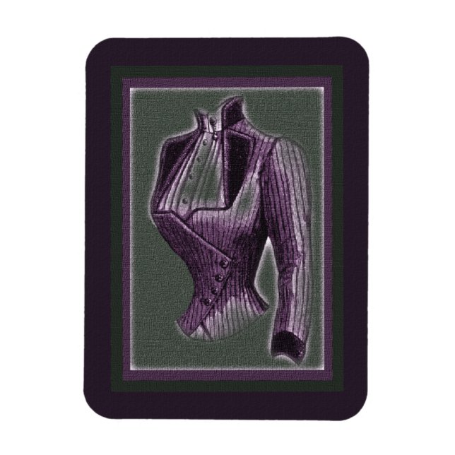 Magnet Flexible Violet Victorian Blouse (Vertical)
