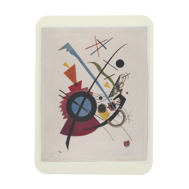 Magnet Flexible Violett (1923) de Wassily Kandinsky, Art moderne (Vertical)