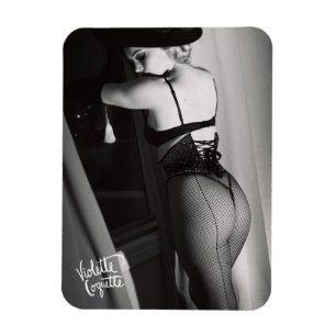 Magnet Flexible Violette Coquette "Film Noir" / Fenêtre