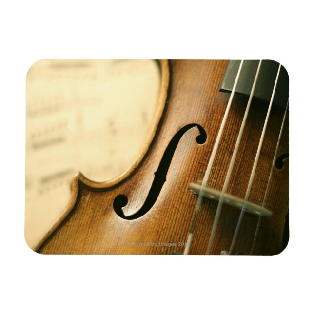 Magnet Flexible Violon détaillé (Horizontal)