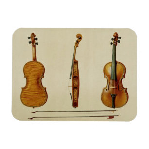 Magnet Flexible Violon Hellier fabriqué par Antonio Stradivarius (
