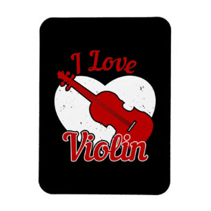 Magnet Flexible Violon - I Love Violon