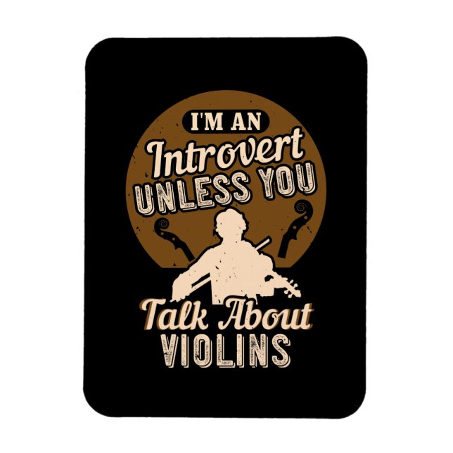 Magnet Flexible Violon - Je suis un initié (Vertical)