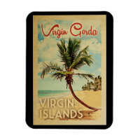 Virgin Gorda Palm Tree Vintage voyage