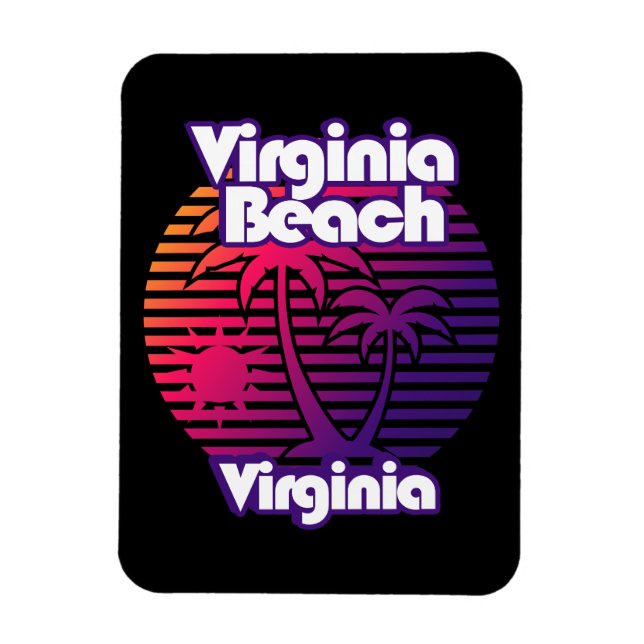 Magnet Flexible Virginia Beach (Vertical)