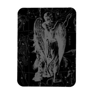 Magnet Flexible Virgo Constellation Hevelius 1690 Vintage