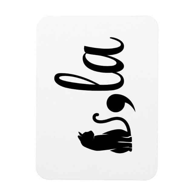 Magnet Flexible Virgule La Kamala Harris - mère de chat pour Kamal (Vertical)