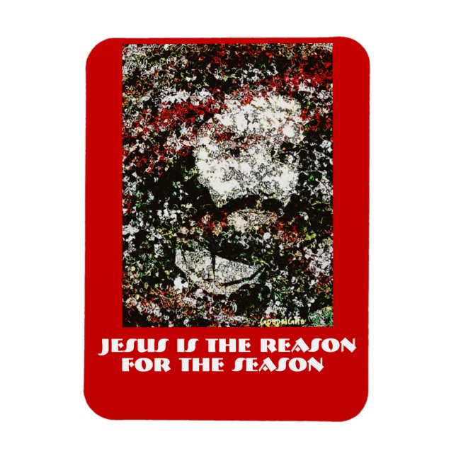 Magnet Flexible Visage de la saison Jésus du Christ (Vertical)