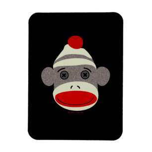 Magnet Flexible Visage de singe de chaussette