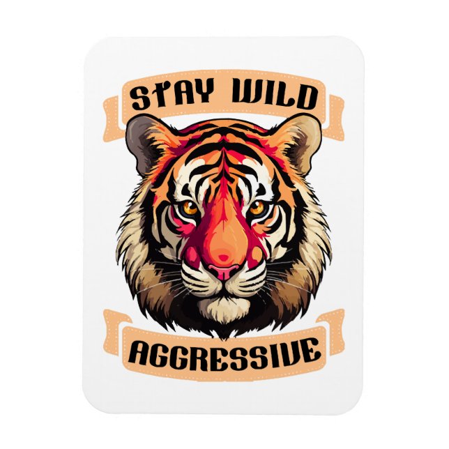 MAGNET FLEXIBLE VISAGE DE TIGRE (Vertical)