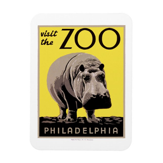 Magnet Flexible Visiter Le Zoo (Vertical)
