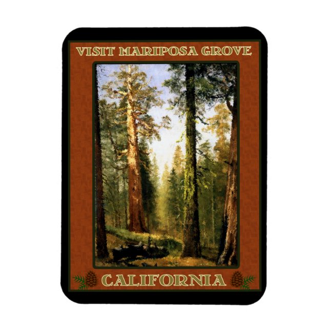 Magnet Flexible Visiter Mariposa Grove (Vertical)
