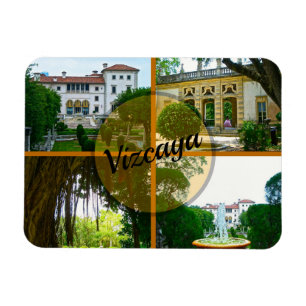 Magnet Flexible Vizcaya Museum and Botanical Garden Miami Floride