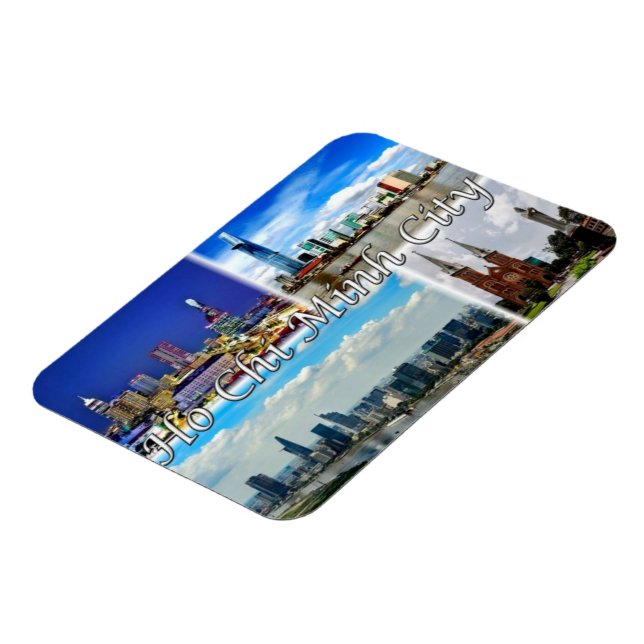 Magnet Flexible VN Vietnam - Ho Chi Minh Ville Saigon - (Côté Gauche)