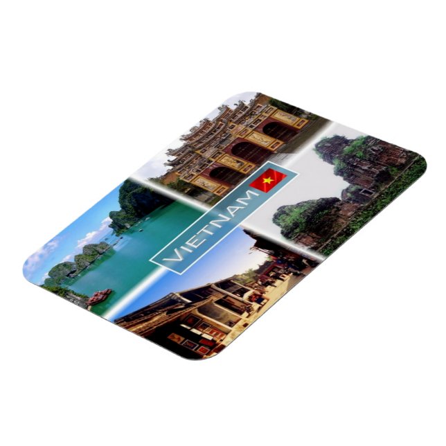 Magnet Flexible VN Vietnam - Unesco - (Côté Gauche)