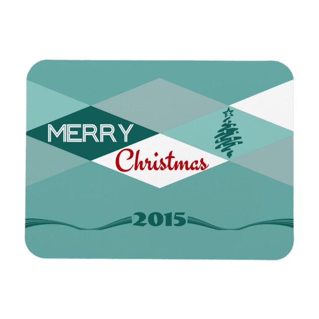 Magnet Flexible voeux de Noël (Horizontal)
