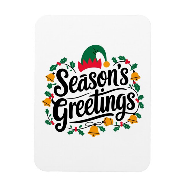 Magnet Flexible Vœux de Noël (Vertical)