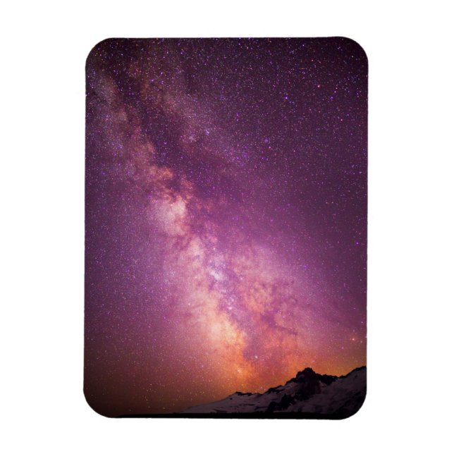 Magnet Flexible Voie Lactée | Au-dessus de l'épaule du Mont Rainie (Vertical)