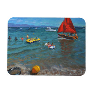 Magnet Flexible Voiles jaunes Abersoch 2012 de balise et de rouge