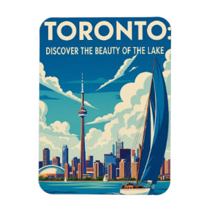 Magnet Flexible Voilier à Toronto Canada Voyage