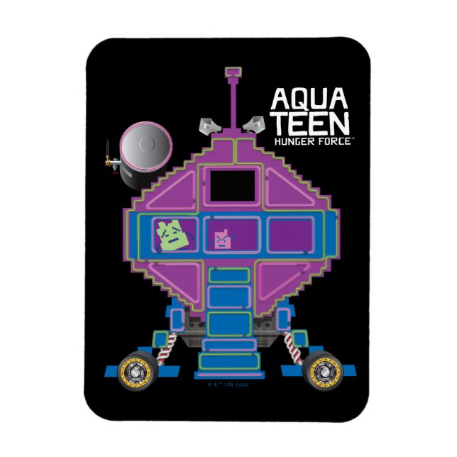 Magnet Flexible Voiture Aqua Ado Hunger Force Mooninites (Vertical)