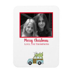 Magnet Flexible Voiture avec arbre de Noël