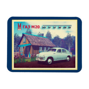 Magnet Flexible Voiture Russe Et Dacha