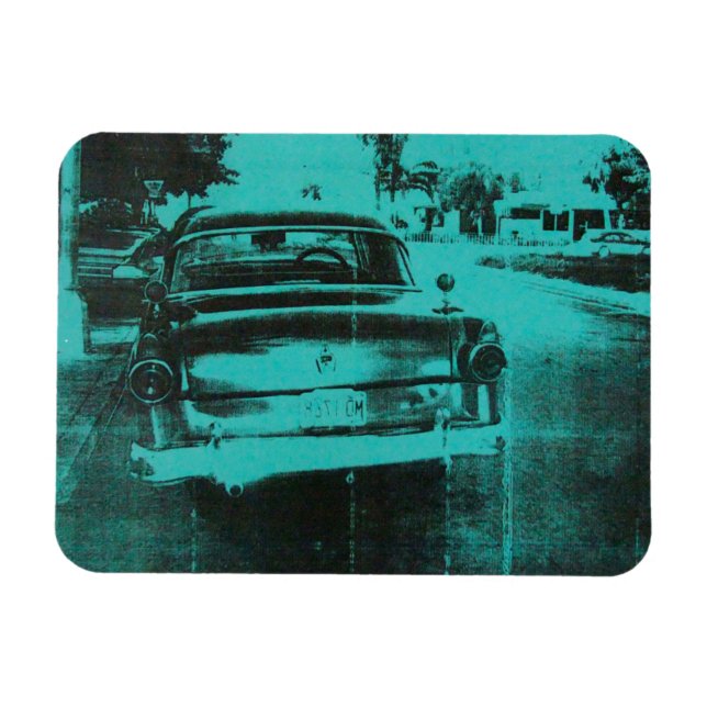 Magnet Flexible Voiture verte (Horizontal)