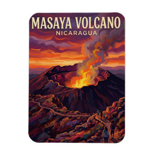 Magnet Flexible Volcan Masaya Nicaragua