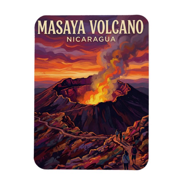 Magnet Flexible Volcan Masaya Nicaragua (Vertical)