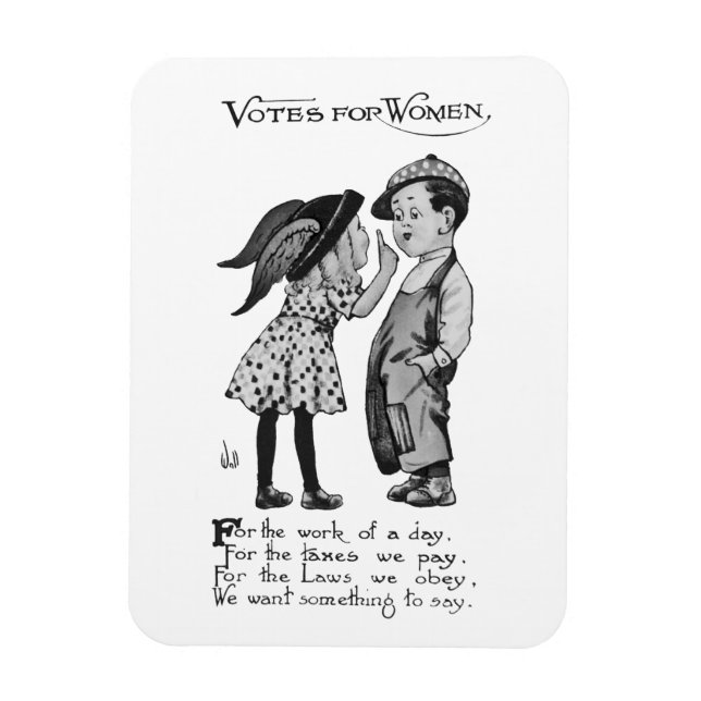 Magnet Flexible Votes Pour Les Femmes (Vertical)
